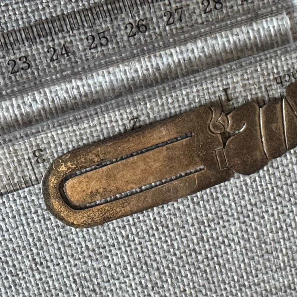 Vintage Sterling Silver Mexican Paidano Bookmark